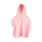 Children's Cotton Hooded Poncho Hare Pink