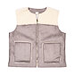 Suede Wool Vest Grey