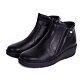 Women's Marcela Leather Zip-up Ankle Boots Black