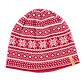 Vlnka Wool Beanie V24  Red