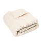 Supersoft Merino wool children's blanket natural